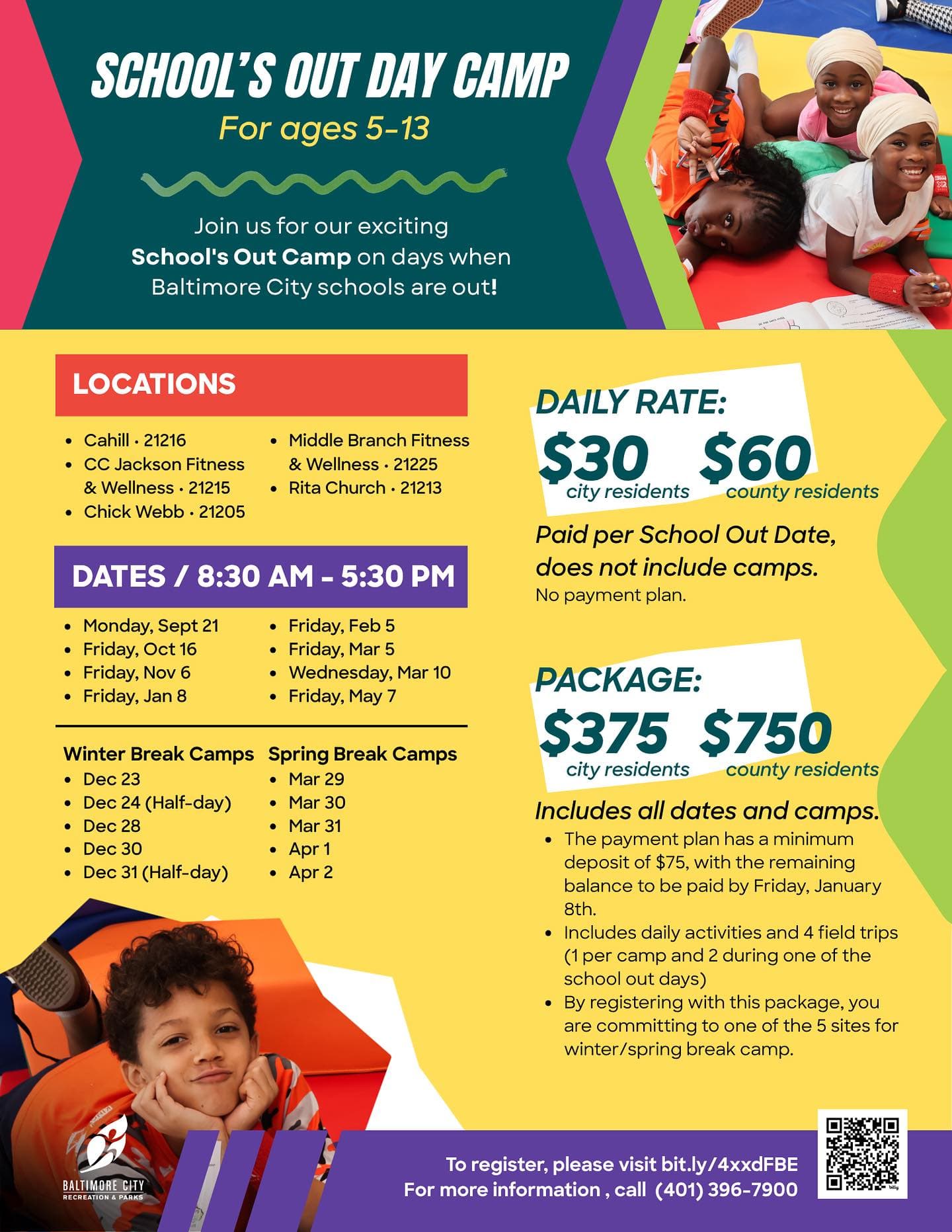 Winter Break Camp β family event in Baltimore