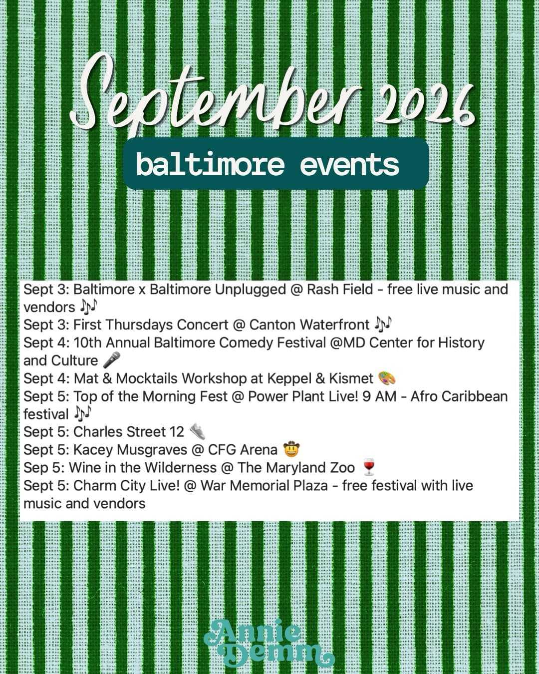 Top of the Morning Fest β family event in Baltimore