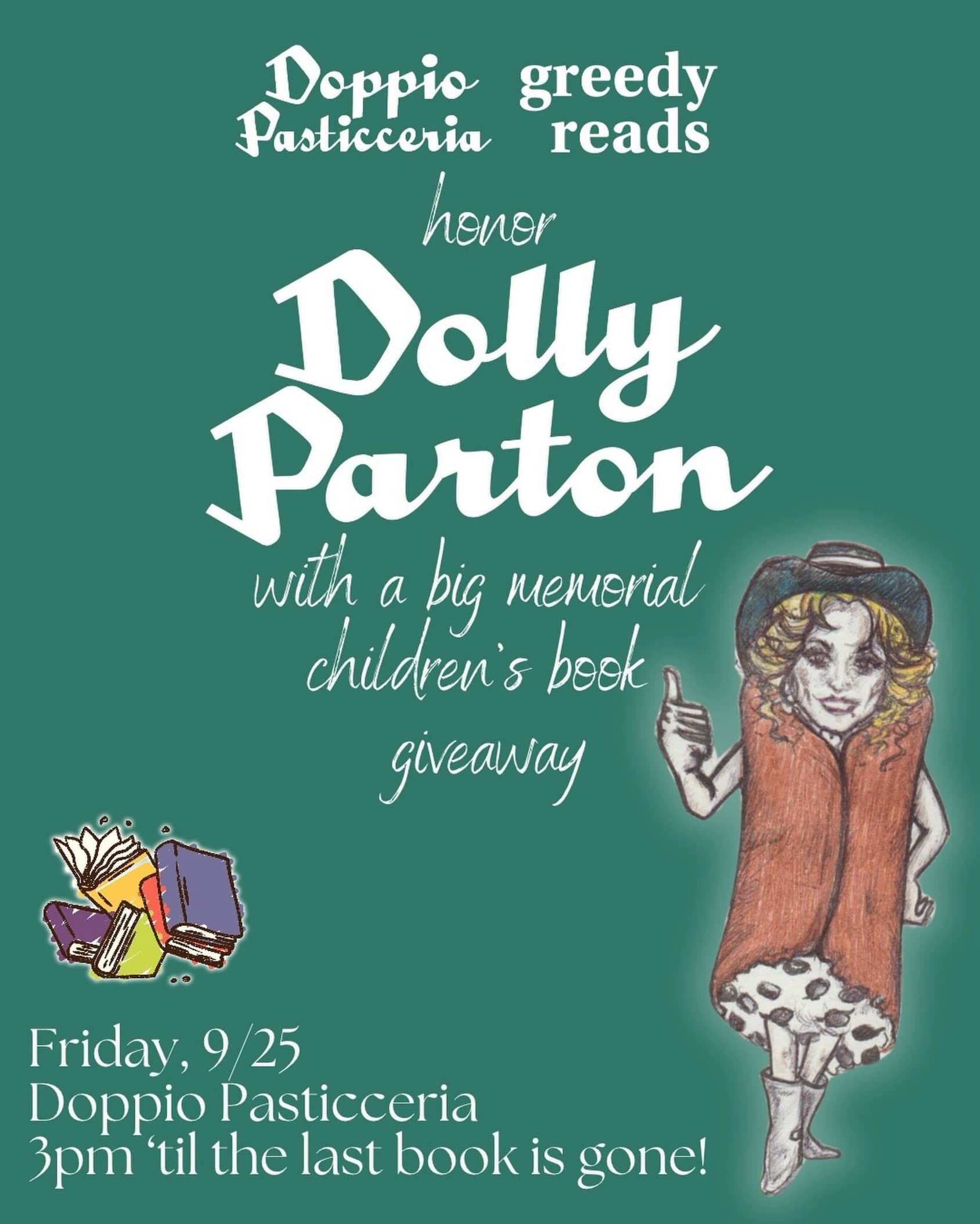 Dolly Parton Memorial Children's Book Giveaway β family event in Baltimore
